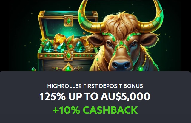Highroller First Deposit Bonus in Neospin Casino Australia